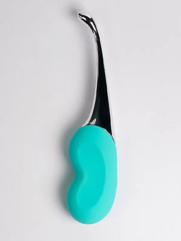 Изогнутый стимулятор клитора Youvic, 16,5 см, 10 режимов, бирюзовый