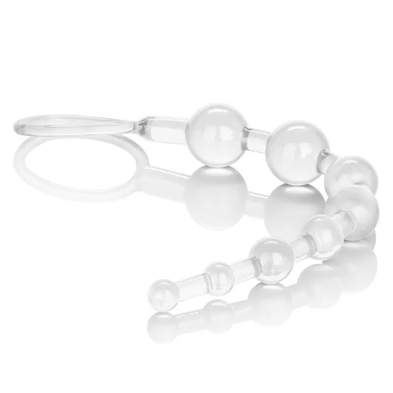 Анальная цепочка Anal 101 Intro Beads – прозрачный