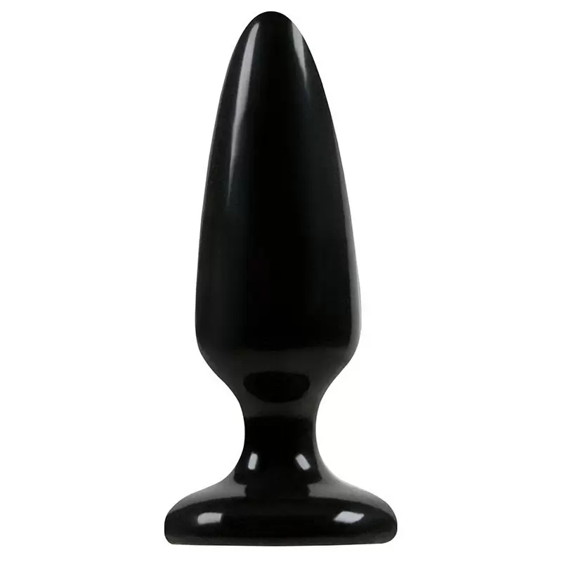 Анальная пробка Jelly Rancher Pleasure Plug - Medium средняя – черный