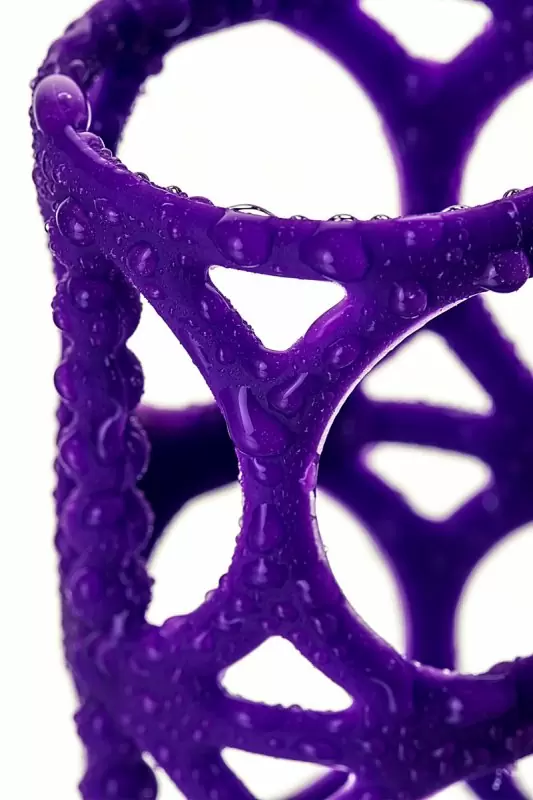 Насадка на пенис TOYFA A-Toys с пупырышками – фиолетовый