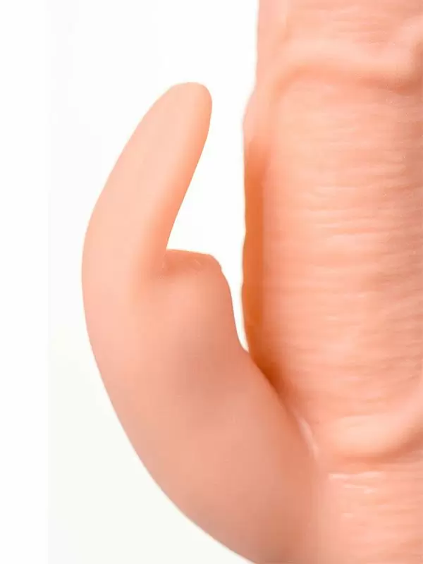 Реалистичная насадка-удлинитель TOYFA XLover, со стимулятором клитора, 16,8 см, TPE, телесный