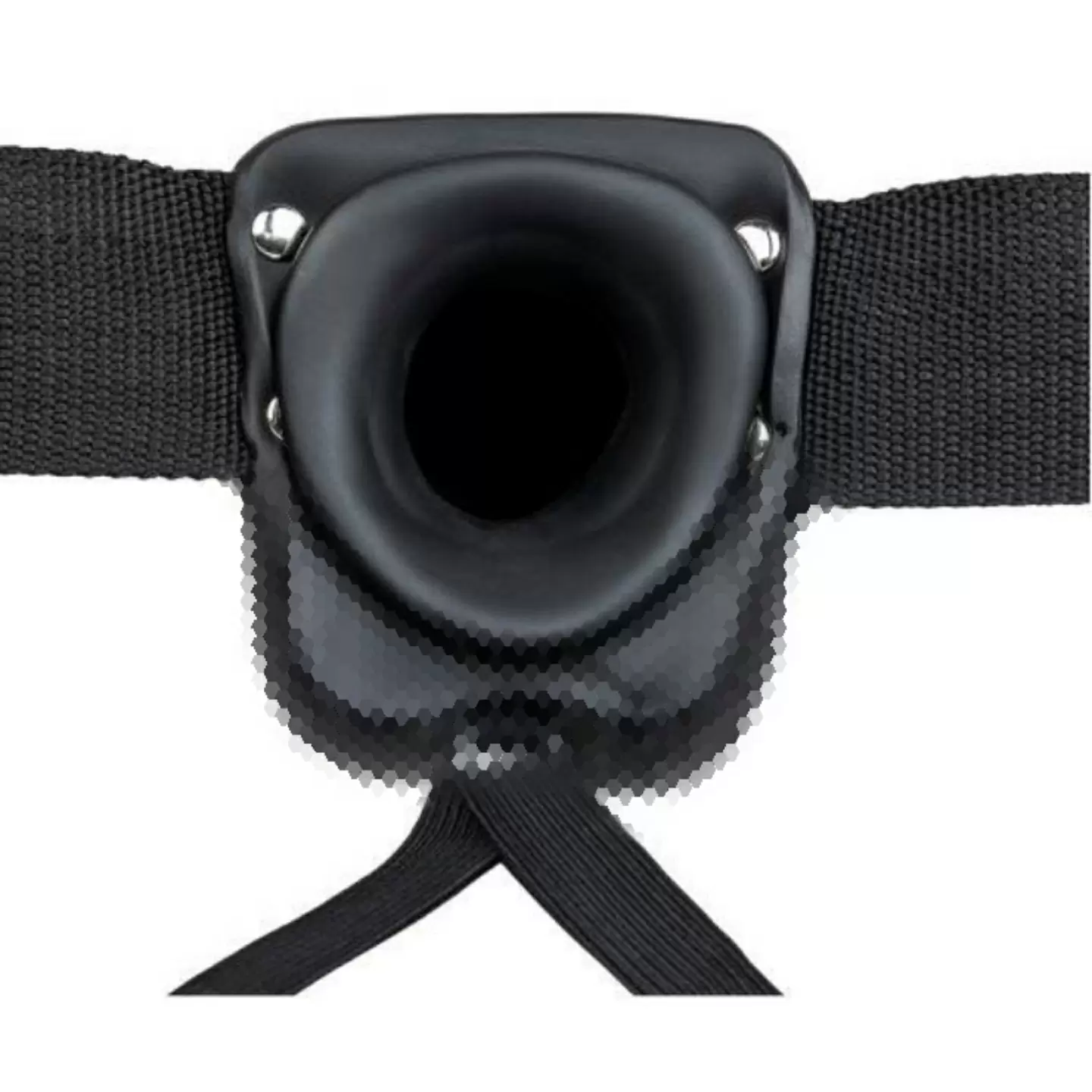 Мощный вибрострапон-фаллопротез Shots toys, с проводным пультом, 23 см, ПВХ , черный 