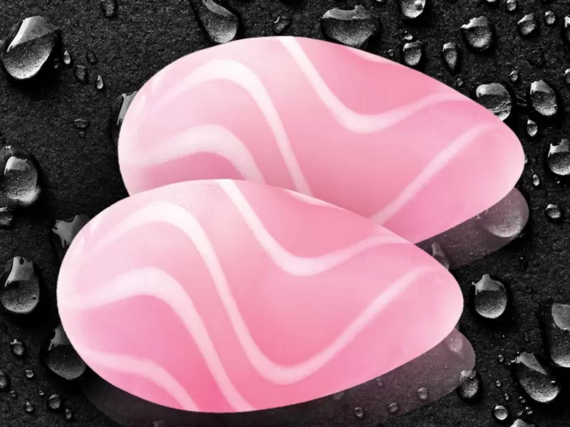 Вагинальные шарики из стекла Crystal Premium Glass - Pink