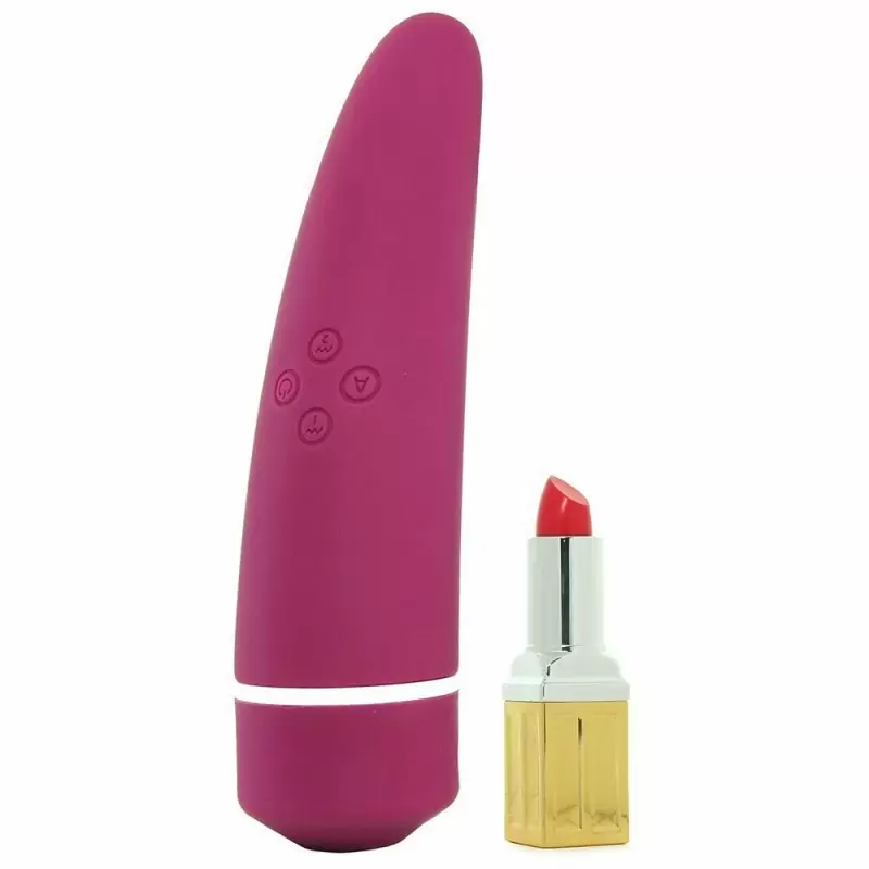 Двустронний стимулятор с вибрацией и всасыванием Hiky – пурпурный