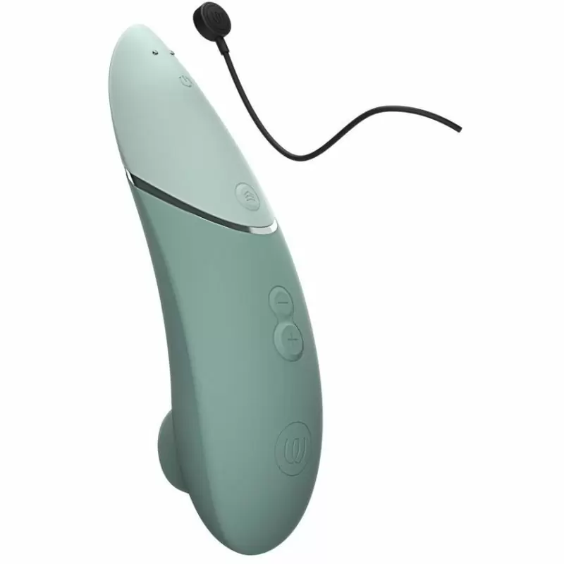 Бесконтактный стимулятор клитора Womanizer Next, технология Pleasure Air, 14 скоростей, зеленый
