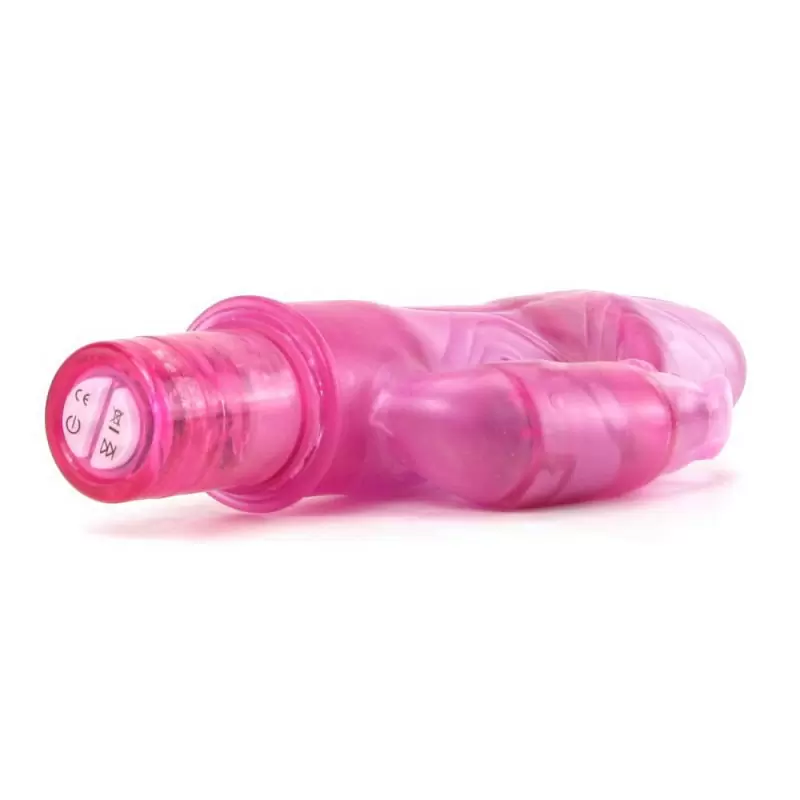 Сгибаемый вибромассажер со стимулятором клитора Bendies Bounding Bunny – розовый