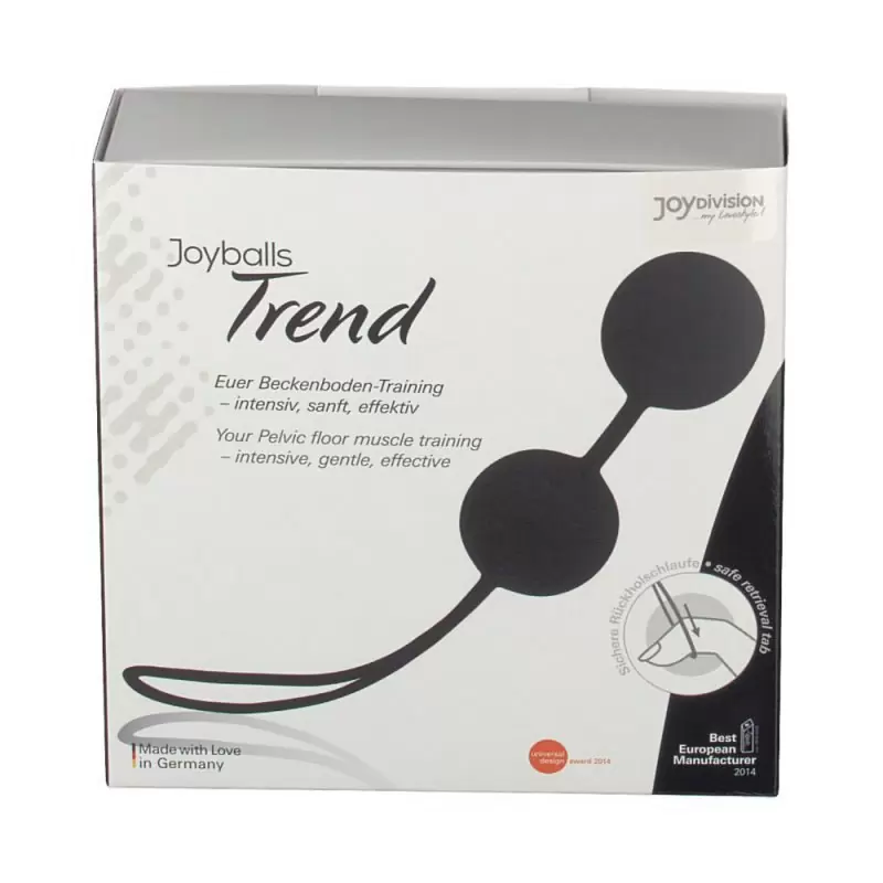 Вагинальные шарики Joyballs Trend со смещенным центром тяжести – черный