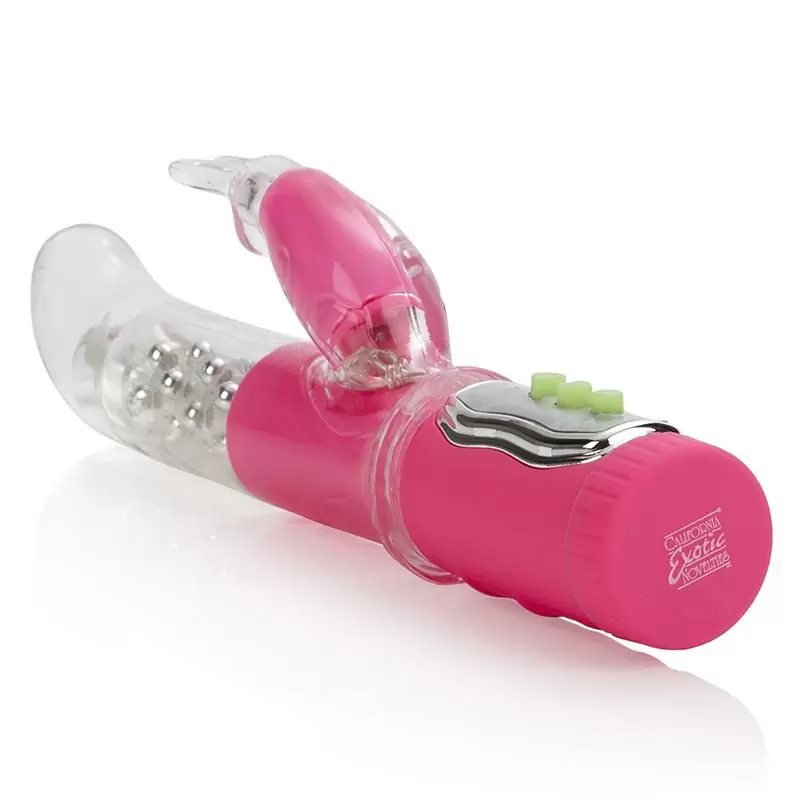 Вибратор для G-точки Shane`s World Co-Ed Bunny G с ротацией – розовый