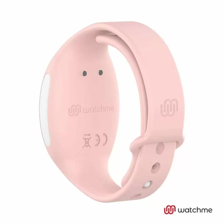 Ребристое виброяйцо Dream Love WEARWATCH EGG WIRELESS TECHNOLOGY WATCHME BLUE / PINK, с пультом Д/У, 8,5 см, 7 режимов, силикон