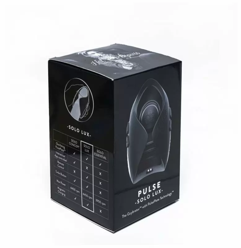 PULSE SOLO LUX Инновационный мужской вибратор (осциллятор) с пультом ДУ для оргазма без рук