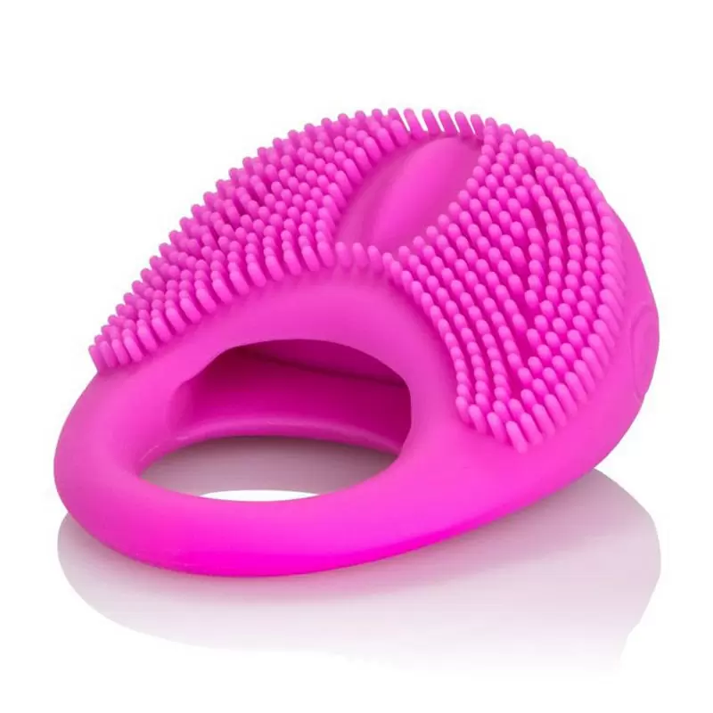 Водонепроницаемое кольцо для поддержания эрекции с вибрацией Silicone Intimacy Enhancer – розовый