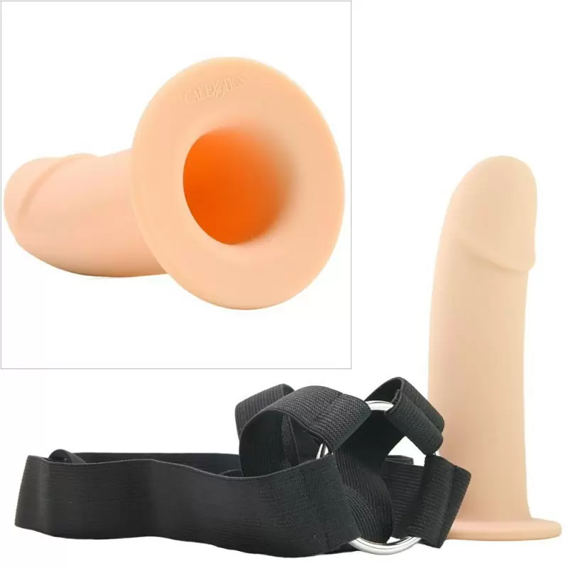 Полый страпон PPA With Jock Strap – телесный