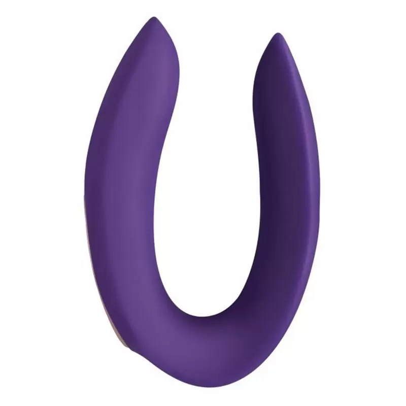 Мощный водонепроницаемый вибратор для пар Partner Plus – фиолетовый 