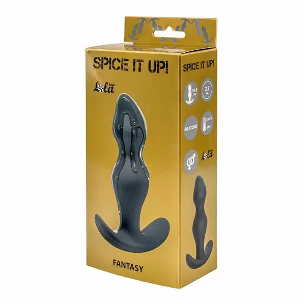Анальная пробка Spice it up Fantasy Dark Grey 8006-02lola