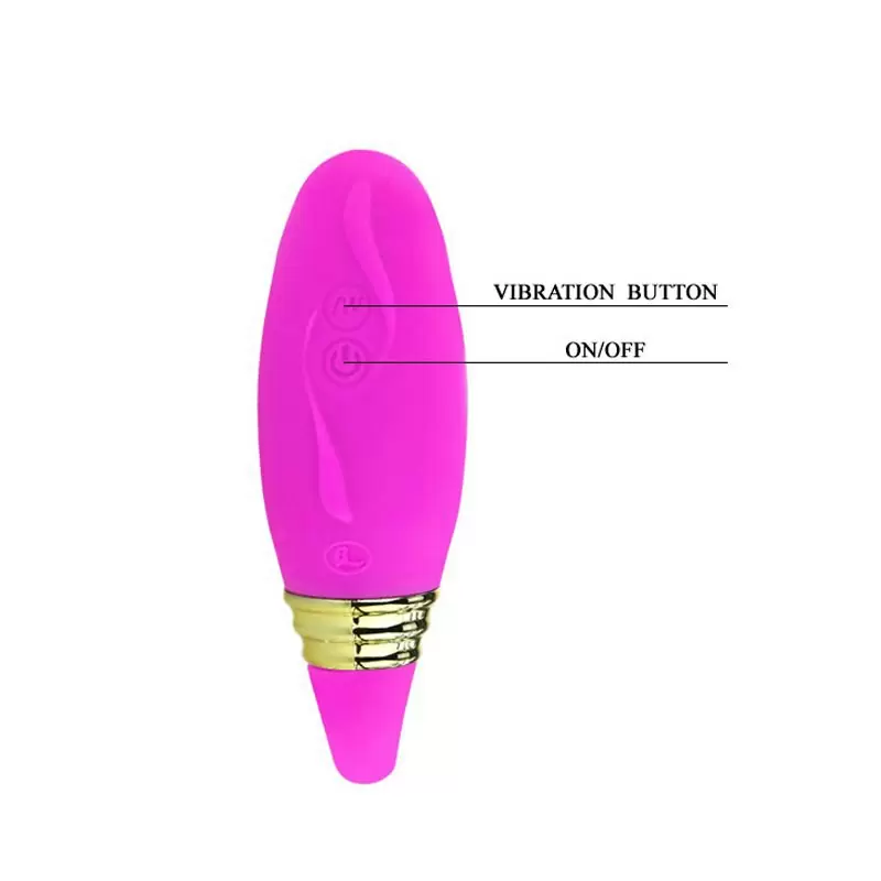 Вибратор для двоих Squirm с функцией переминания – пурпурный