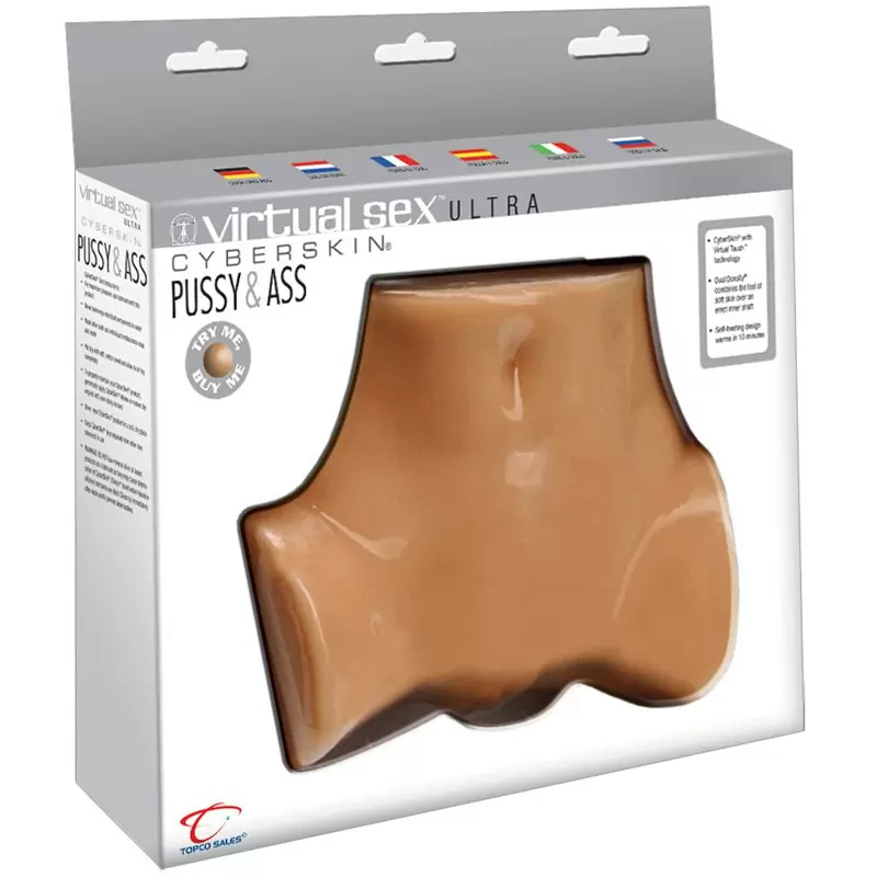 Реалистичный слепок вагины и ануса Virtual Sex™