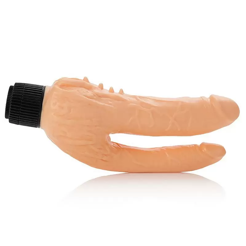 Фаллоимитатор для двойного проникновения Over & Under – телесный