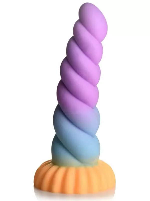 Фантазийный фаллоимитатор Creature Cocks Unicorn, 21 см, силикон