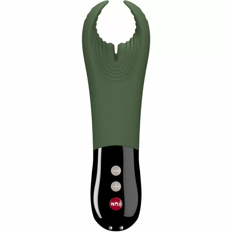 Необычный мастурбатор премиум класса Fun Factory Manta, 16 см, силикон, хаки