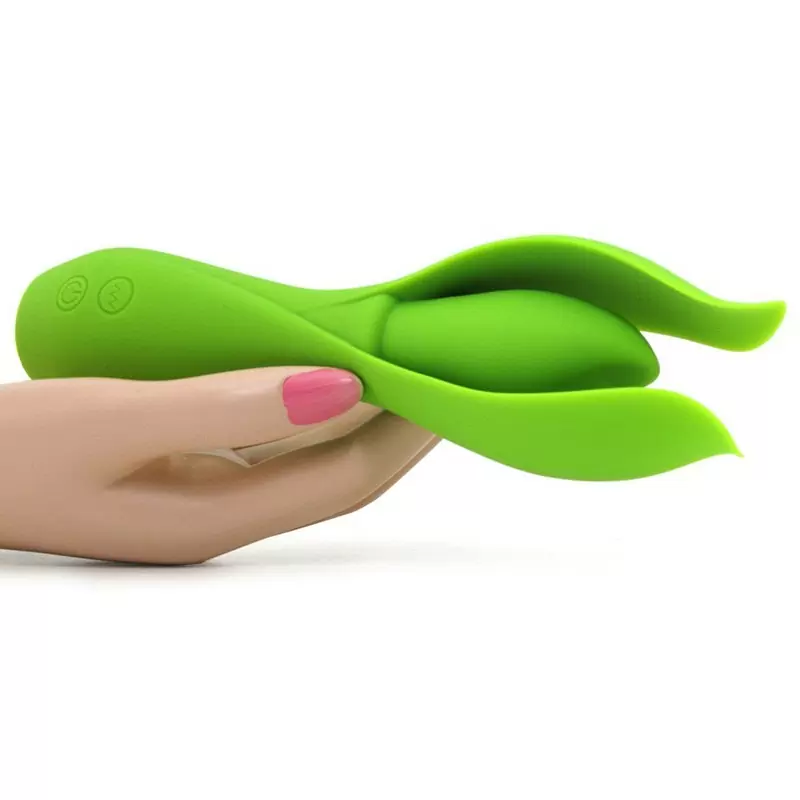 Вибромассажер с лепестками Lust by Jopen L6 – зеленый