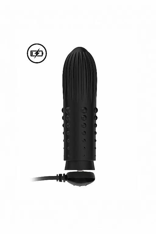 Турбо перезарежаемая вибропуля Lush (черная)