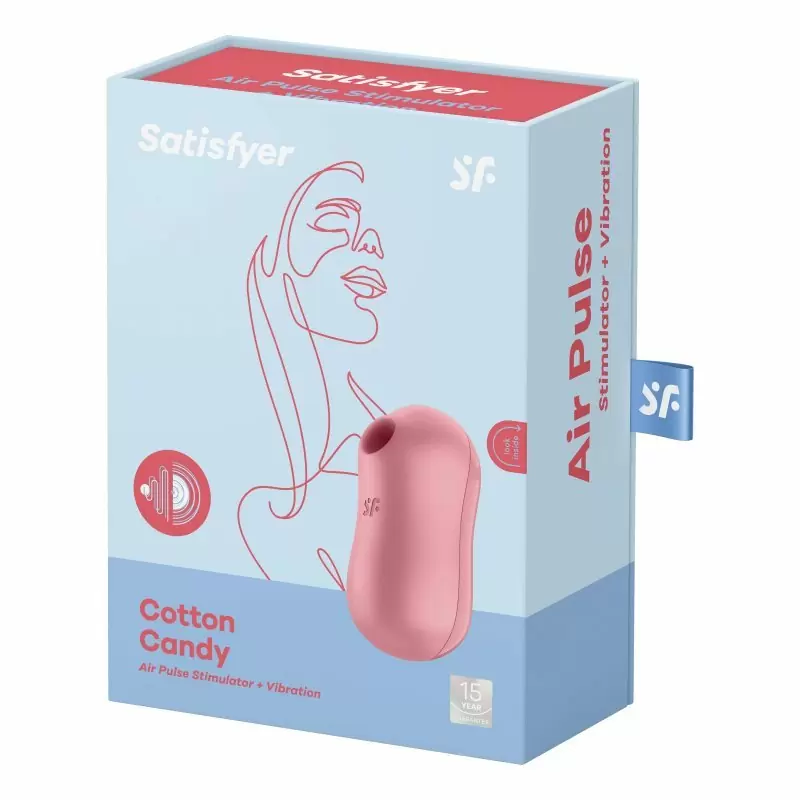 Вакуумно-волновой встимулятор Satisfyer Cotton Candy (коралловый)
