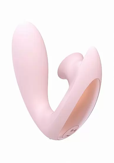 Бесконтактный вибратор-кролик Irresistible Desirable Pink, 12,5 см, 10 режимов, силикон, розовый