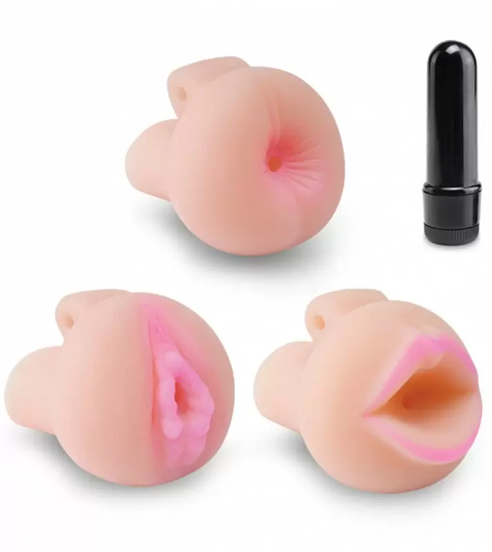 Помпа с тремя насадками и вибрацией Pump Worx Travel Trio