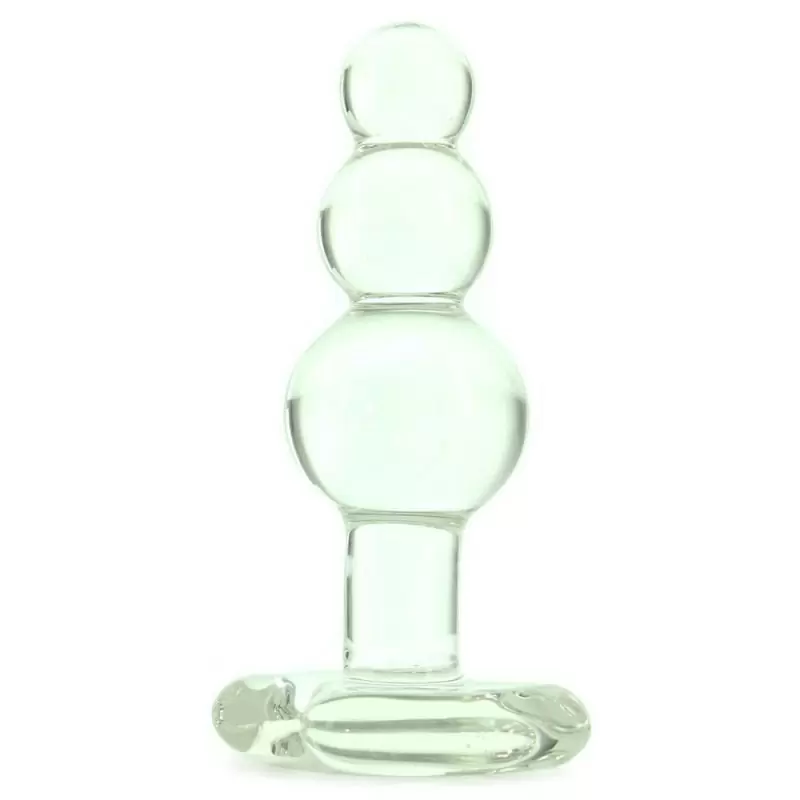 Анальная елочка Icicles No. 47 из стекла – прозрачный