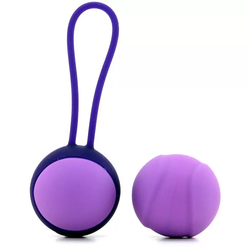Набор из 2-х вагинальных шариков разного веса Stella I - Lavender