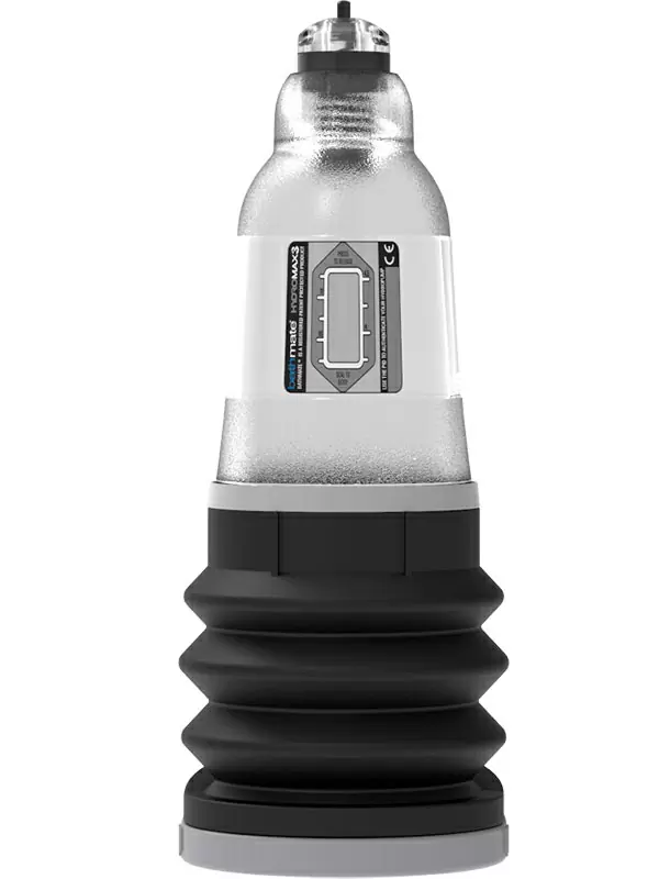 Гидропомпа Bathmate Hydromax3 crystal, для мужчин с размером до 8 см, прозрачная