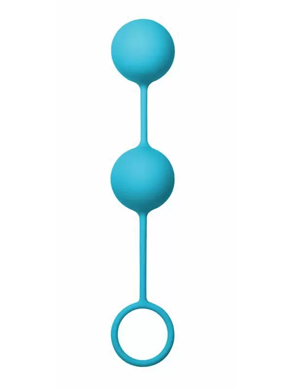 Вагинальные шарики Moulin Rouge со смещенным центром тяжести – синий