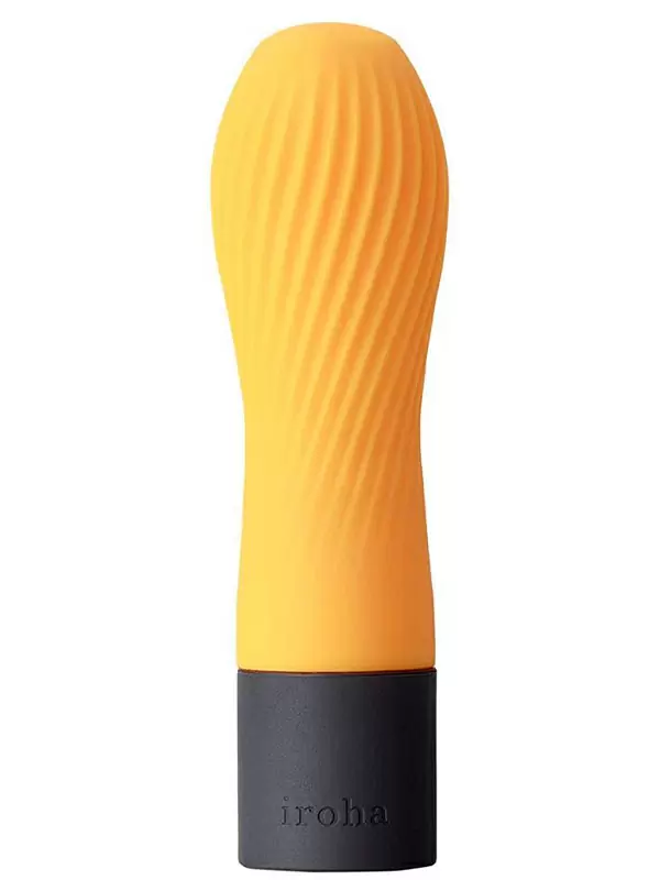 Компактный вибратор iroha Zen Yuzucha, 12,7 см, 3 скорости, желтый