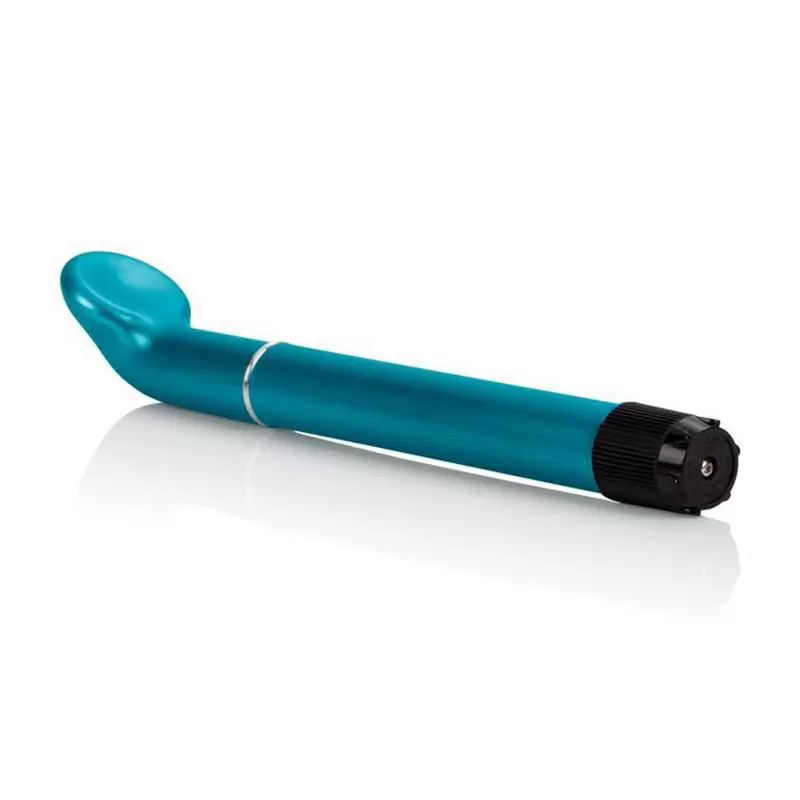 Вибромассажер Clitoriffic с оригинальным наконечником – голубой металлик