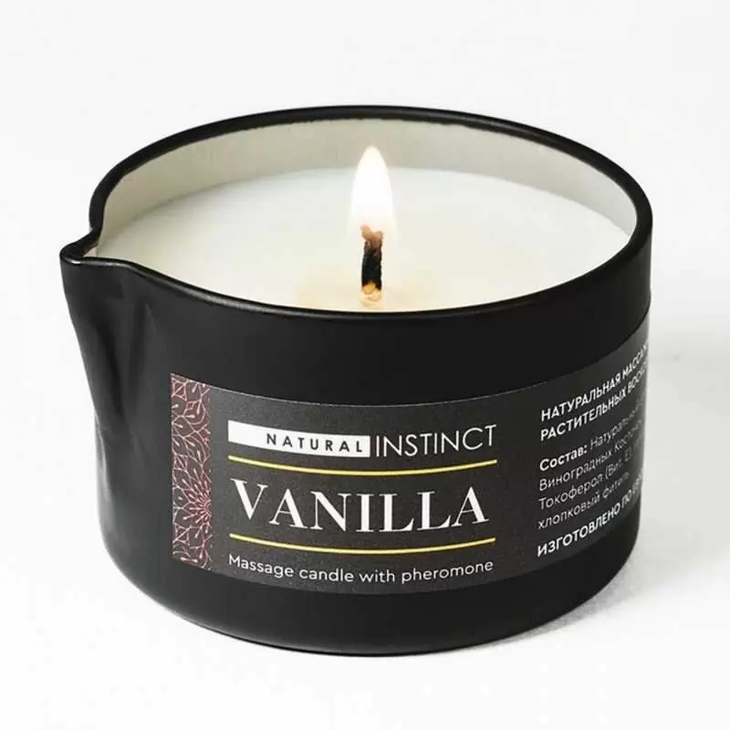 Свеча массажная Ваниль 70 мл