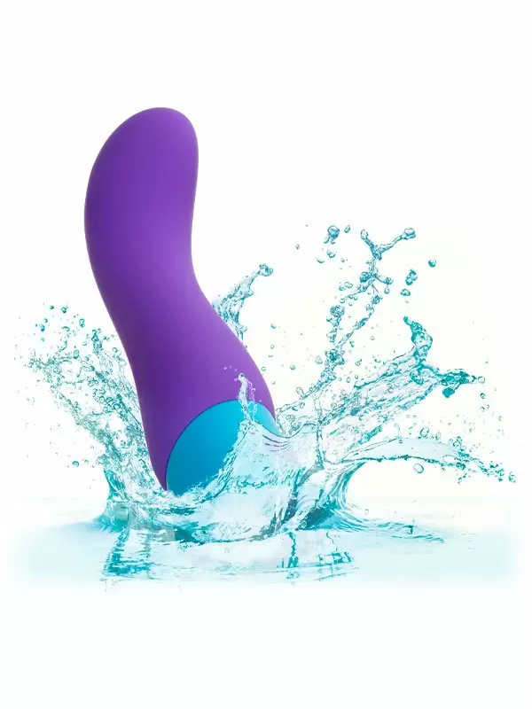 Яркий вибратор California Exotic Novelties Rave G-Vibe, для стимуляции зоны G, 12 режимов, 11 см, силикон