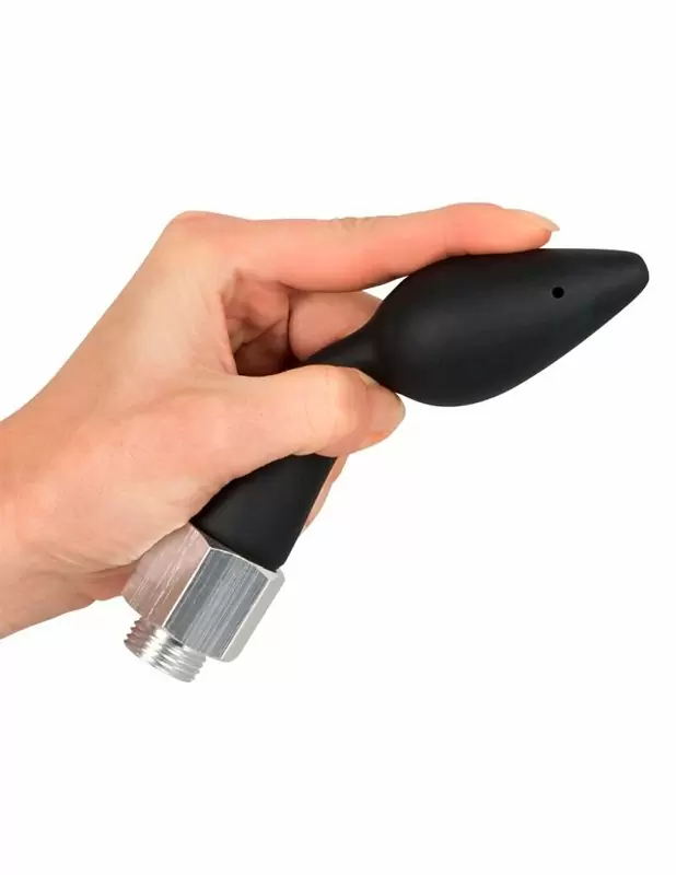 Компактная насадка для анального душа Orion Anal Douche Rear Splash, 16 см, силикон, черный