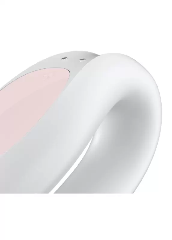 Парный вибратор Satisfyer Double Joy с возможностью управления через приложение (белый)