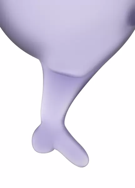 Набор менструальных чаш Satisfyer Feel secure Menstrual Cup, 15 и 20 мл, силикон, фиолетовый