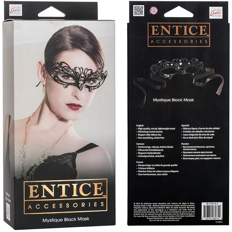 Маска Entice Mystique Mask – черная 
