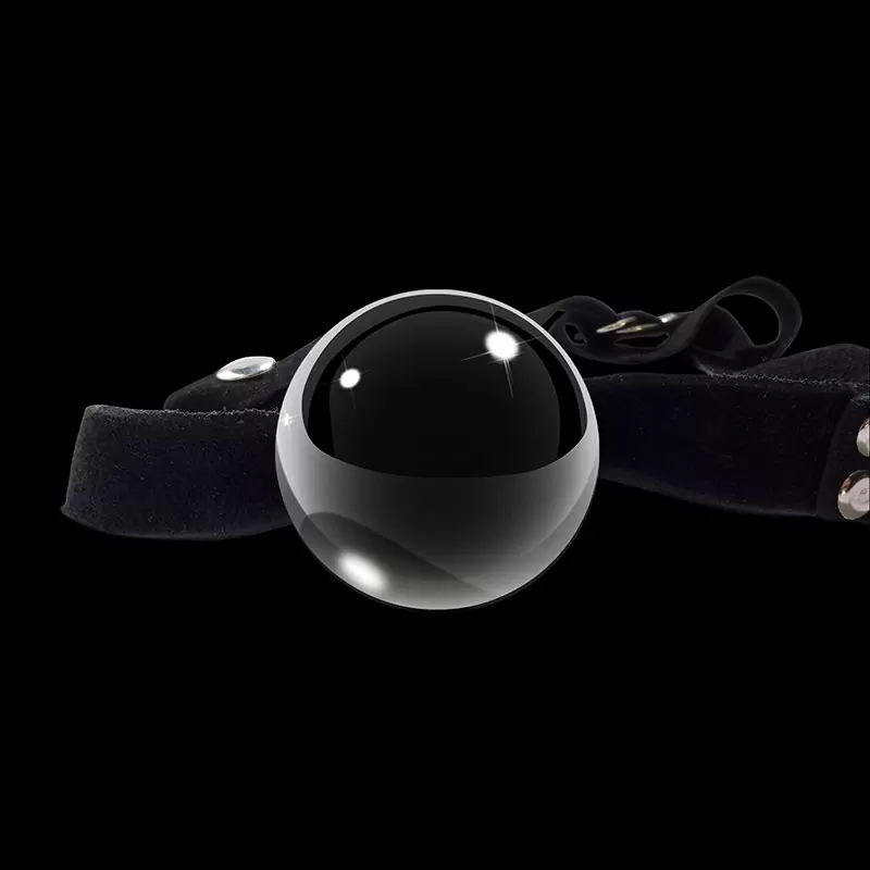 Кляп Icicles № 65 из стекла – черный