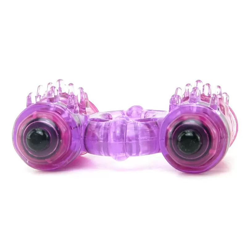 Эрекционное кольцо O Wow Double Wammy с двумя вибростимуляторами