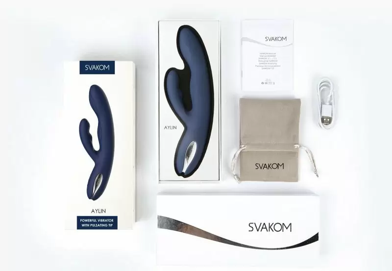 Вибратор-кролик с пульсирующей головкой Aylin