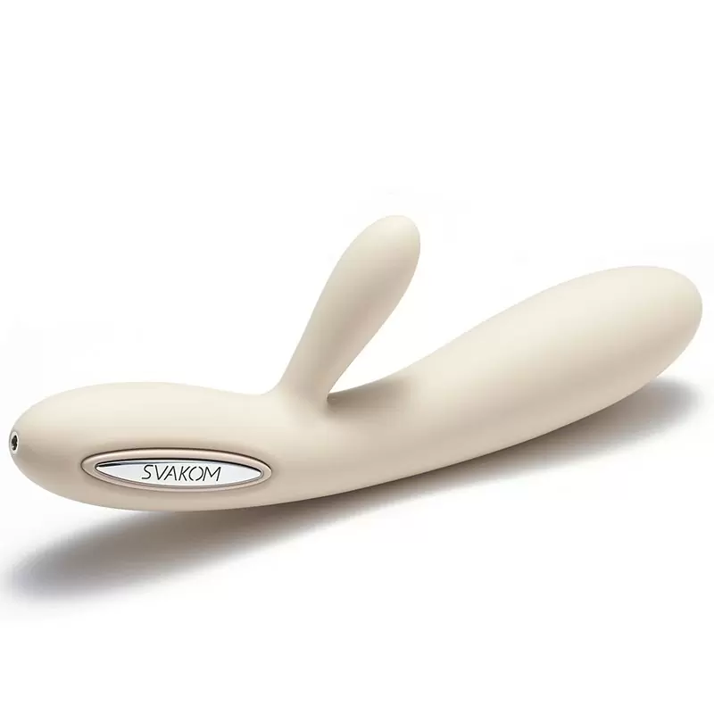 Двойной вибратор Lucas с интеллектуальным режимом, 48 часов без подзарядки – бежевый 