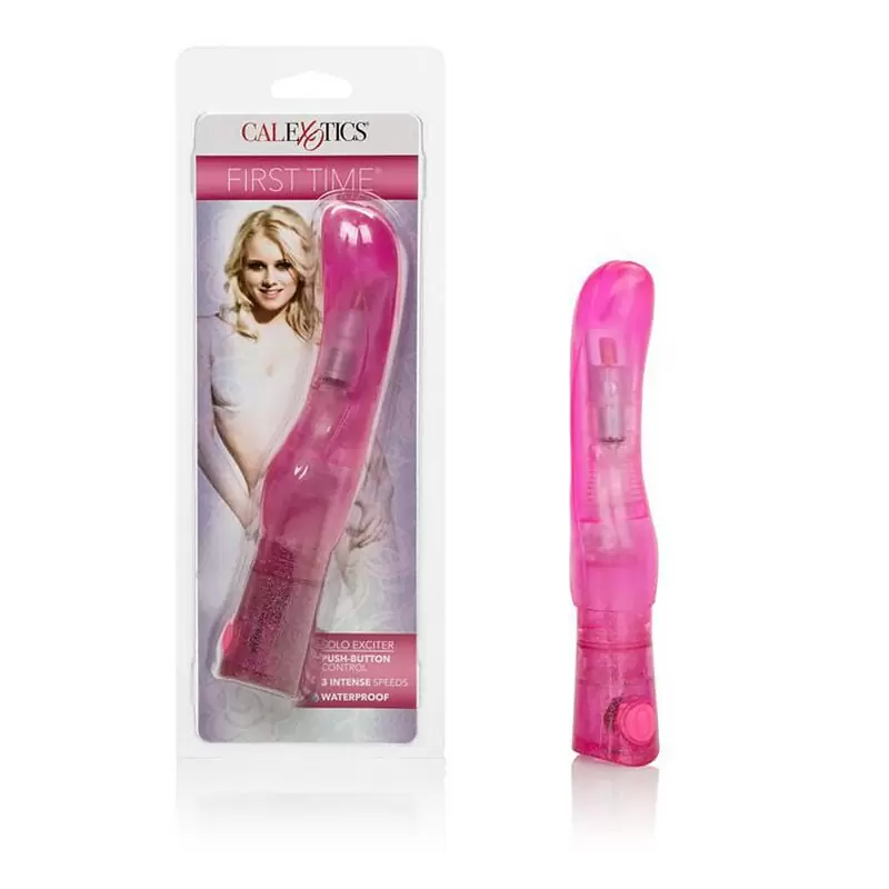 Вибромассажер Solo Exciter для стимуляции точки G – розовый