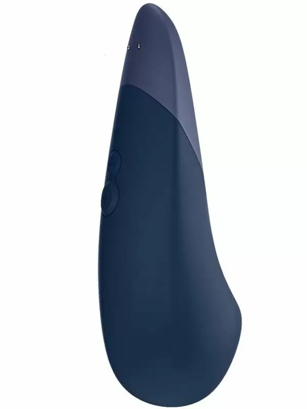 Стимулятор клитора Womanizer Vibe, 10 скоростей, технология UltraWave Vibration, темно-синий