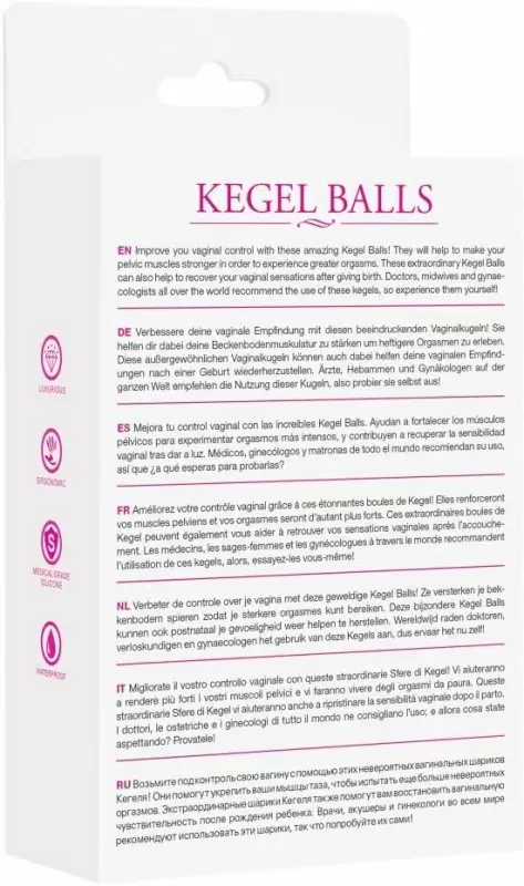 Вагинальные шарики Kegel Balls - Pink