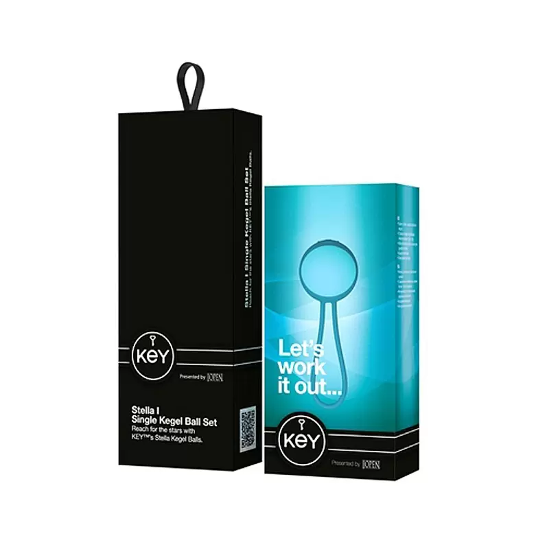 Набор из 2-х вагинальных шариков разного веса Stella I - Blue