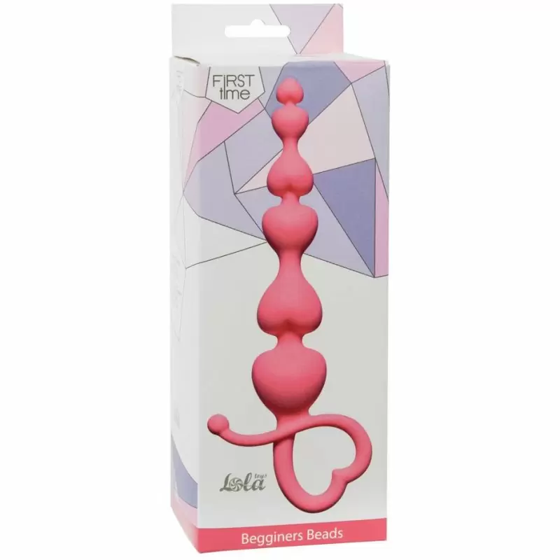 Анальная цепочка Begginers Beads Pink 4102-01Lola