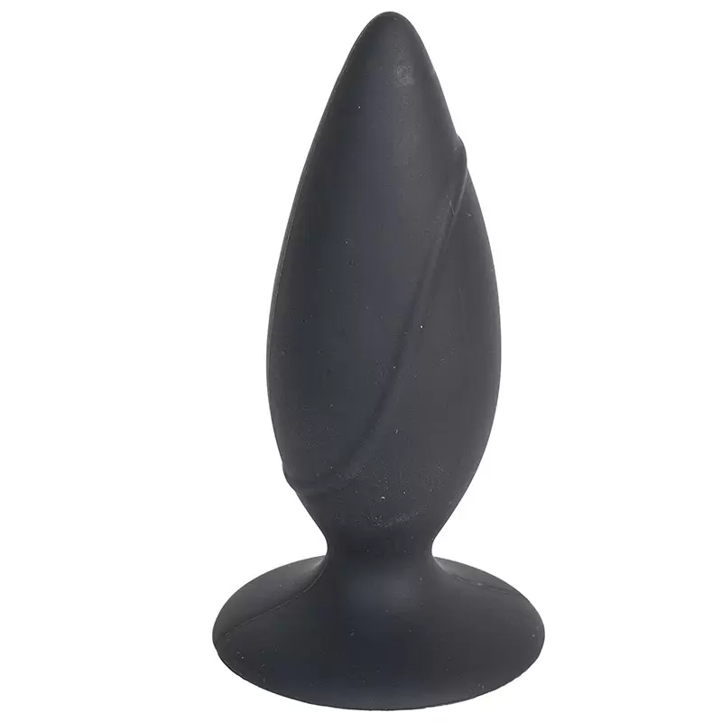 Анальная пробка Mojo Spades Large на присоске – черная